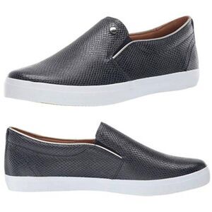 Driver Club USA Womens Loafer Genuine Leather Sneaker Navy Size 6 $149 NEW
